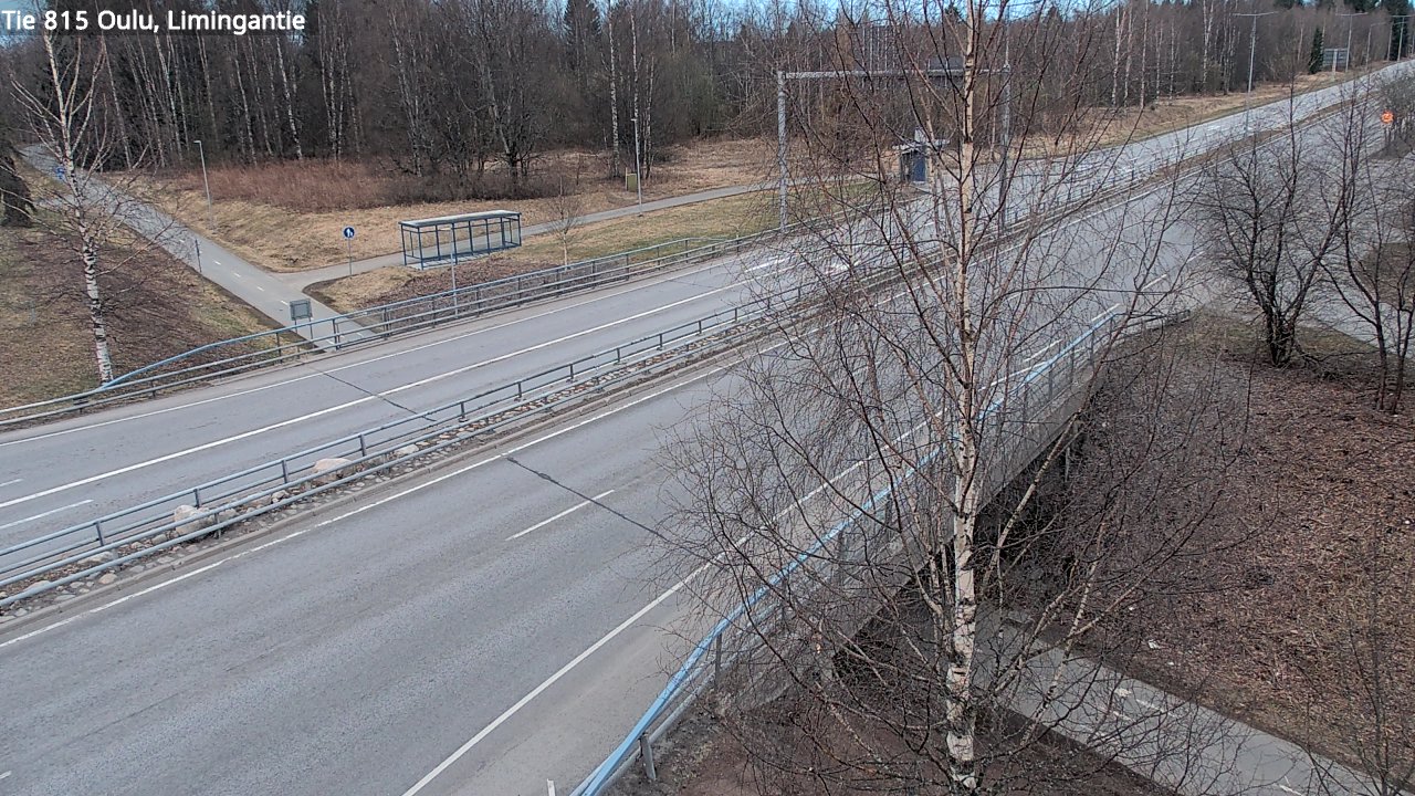 Weather Camera Image Väg 815 Oleåborg, Limingantie, Oulu, Pohjois-Pohjanmaa