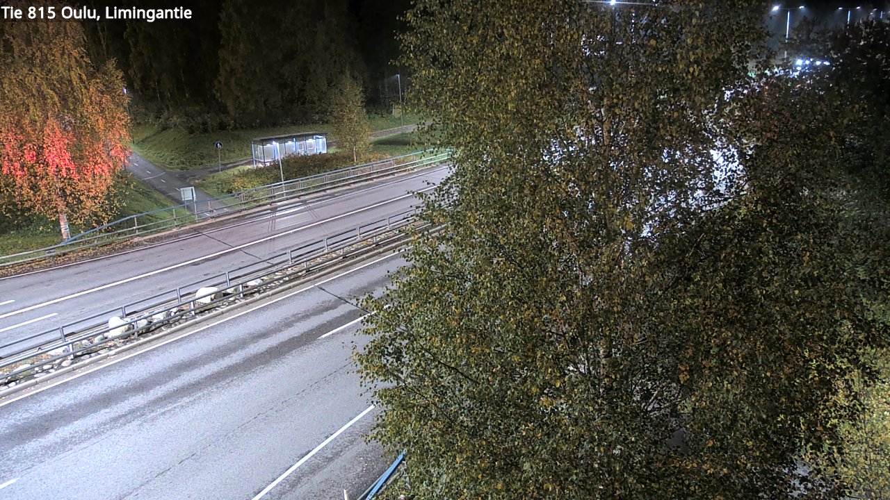 Weather Camera Image Väg 815 Oleåborg, Limingantie, Oulu, Pohjois-Pohjanmaa