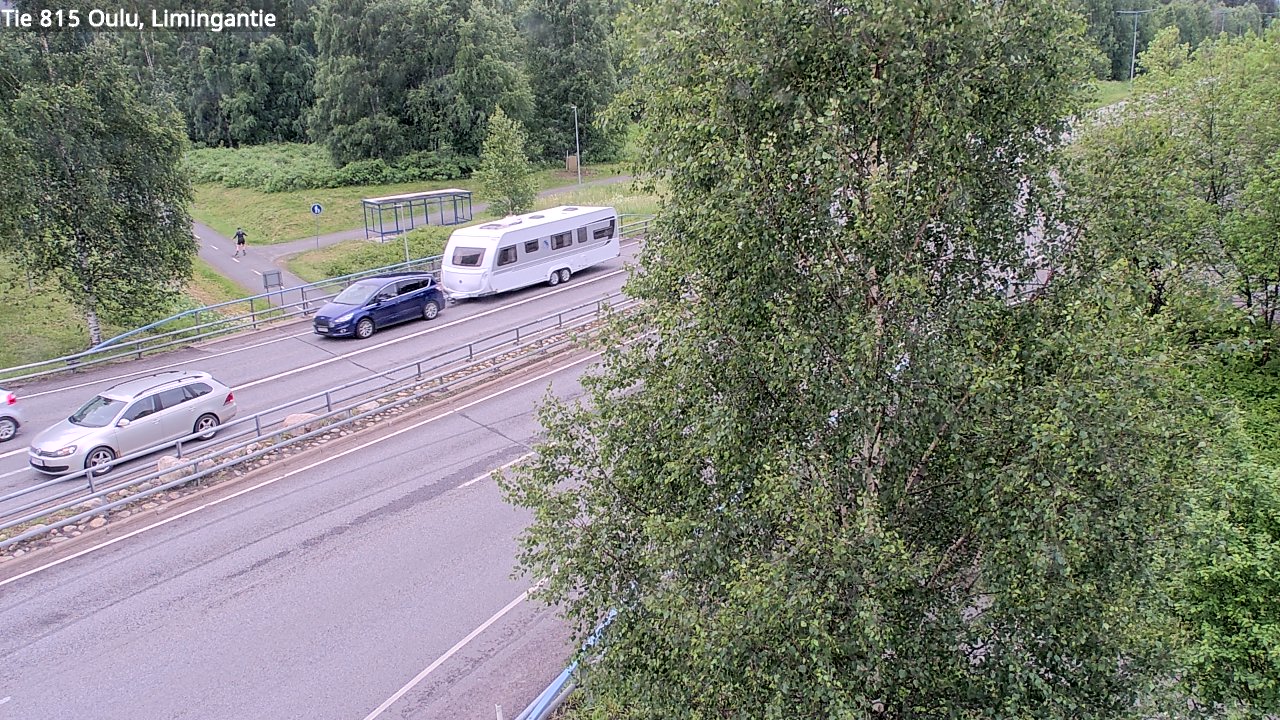 Weather Camera Image Väg 815 Oleåborg, Limingantie, Oulu, Pohjois-Pohjanmaa