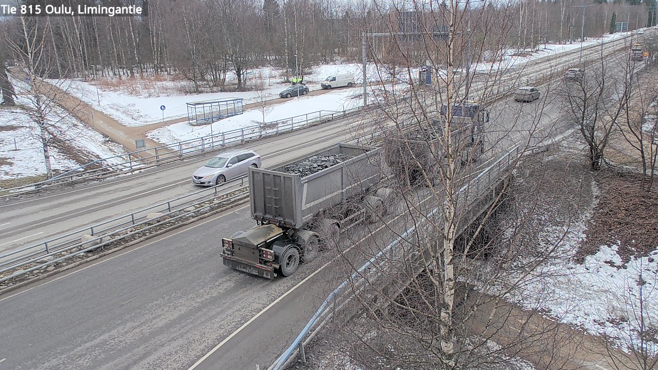 Weather Camera Image Väg 815 Oleåborg, Limingantie, Oulu, Pohjois-Pohjanmaa