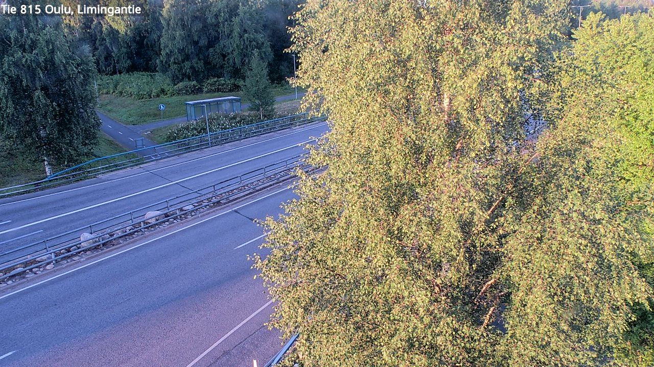 Weather Camera Image Road 815 Oulu, Limingantie, Oulu, Pohjois-Pohjanmaa