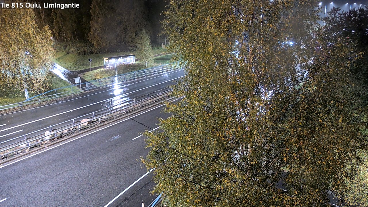 Weather Camera Image Väg 815 Oleåborg, Limingantie, Oulu, Pohjois-Pohjanmaa