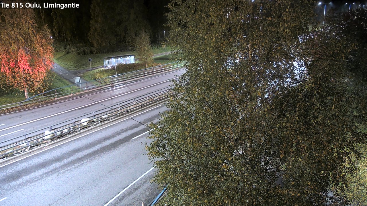 Weather Camera Image Väg 815 Oleåborg, Limingantie, Oulu, Pohjois-Pohjanmaa