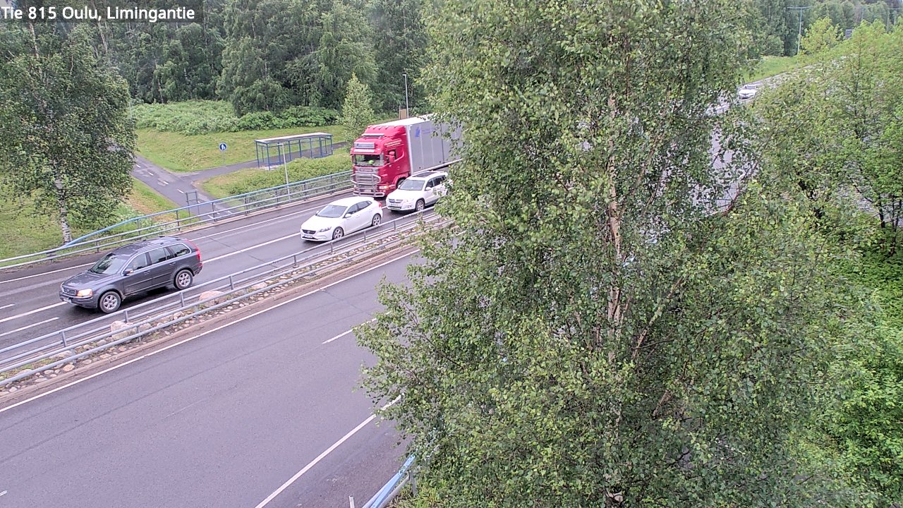 Weather Camera Image Väg 815 Oleåborg, Limingantie, Oulu, Pohjois-Pohjanmaa