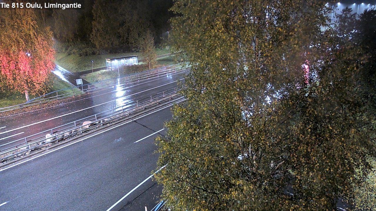 Weather Camera Image Väg 815 Oleåborg, Limingantie, Oulu, Pohjois-Pohjanmaa