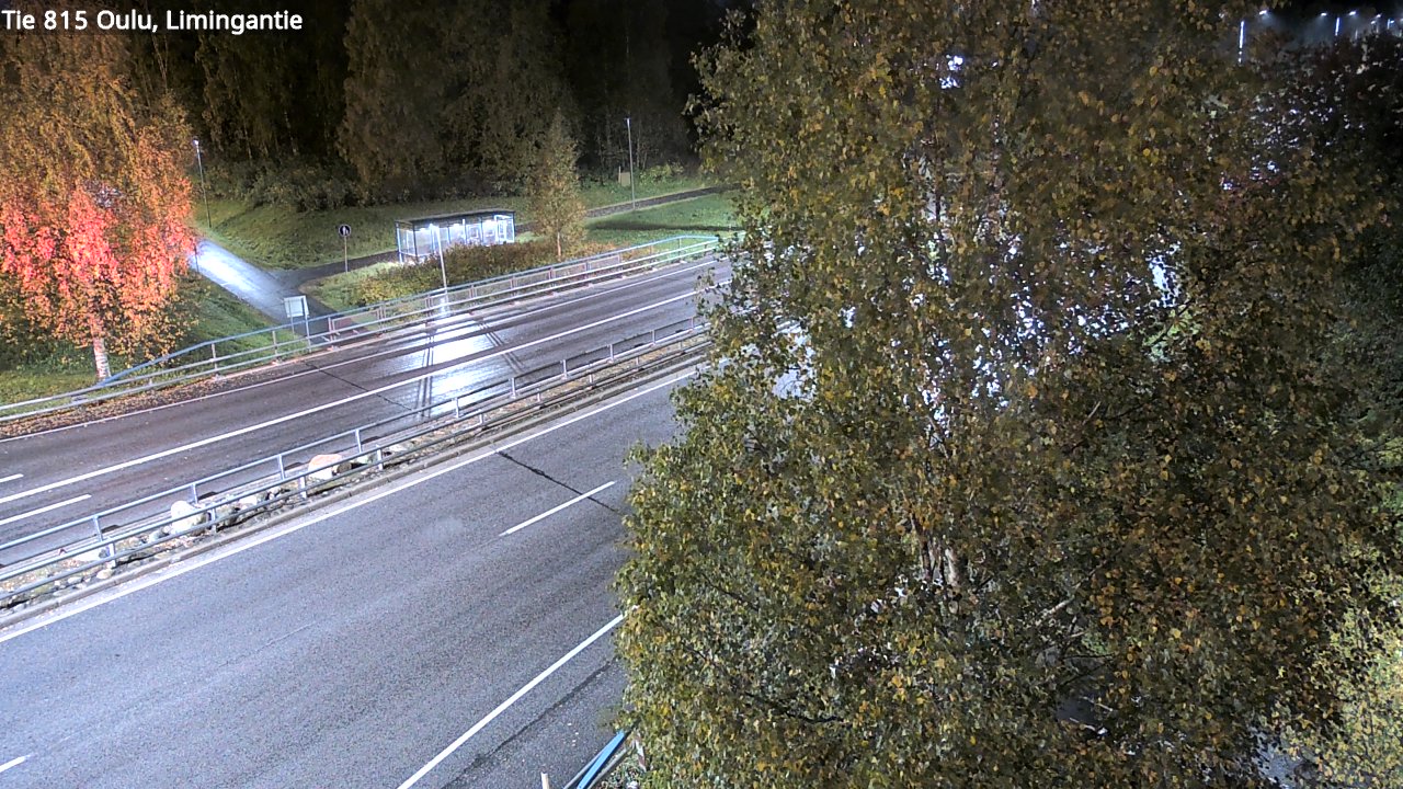 Weather Camera Image Väg 815 Oleåborg, Limingantie, Oulu, Pohjois-Pohjanmaa