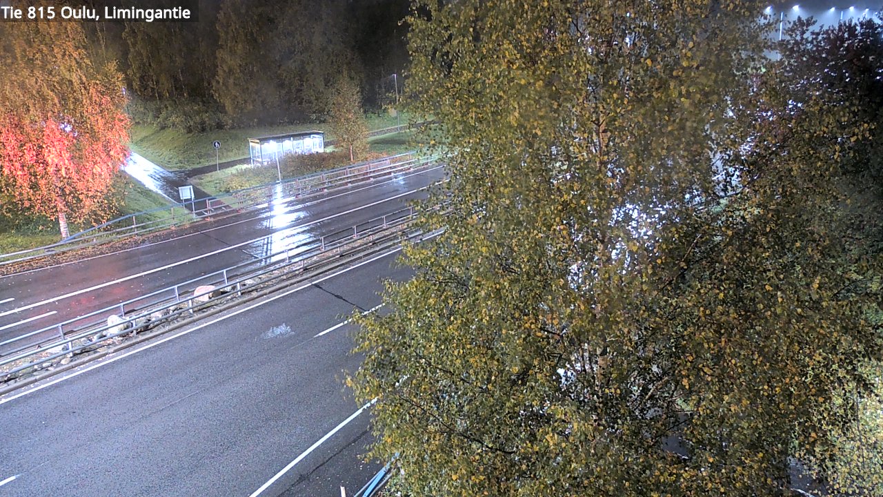 Weather Camera Image Väg 815 Oleåborg, Limingantie, Oulu, Pohjois-Pohjanmaa