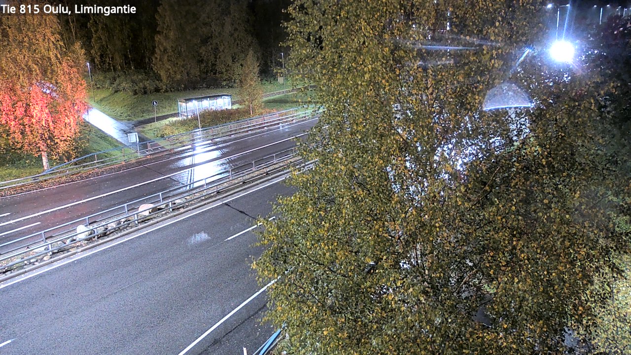 Weather Camera Image Väg 815 Oleåborg, Limingantie, Oulu, Pohjois-Pohjanmaa