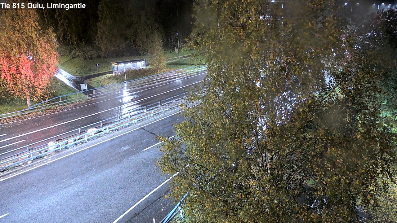 Weather Camera Image Väg 815 Oleåborg, Limingantie, Oulu, Pohjois-Pohjanmaa