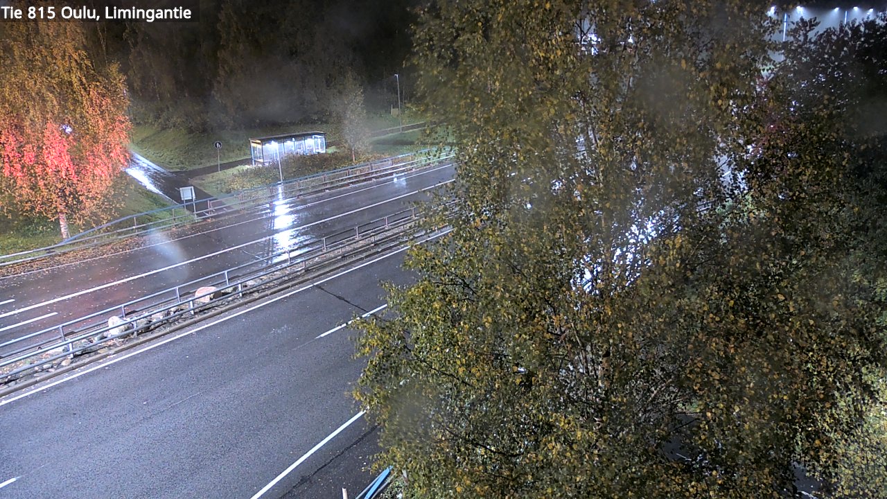 Weather Camera Image Väg 815 Oleåborg, Limingantie, Oulu, Pohjois-Pohjanmaa