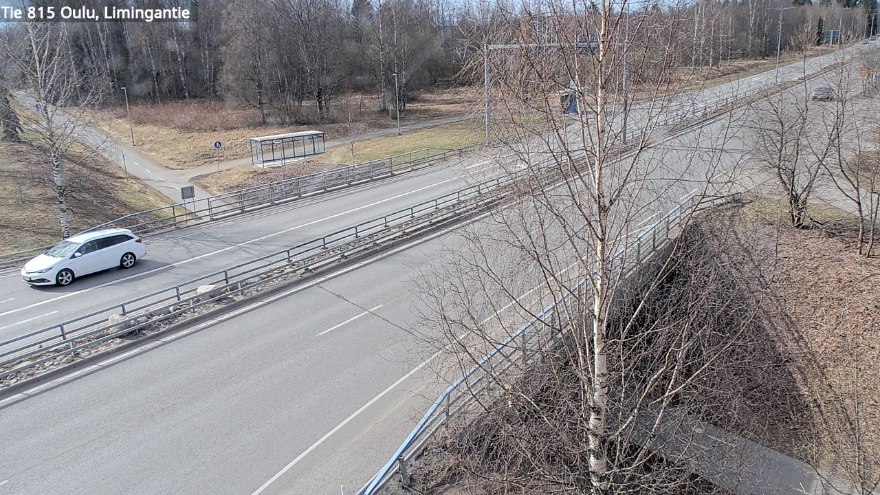 Weather Camera Image Väg 815 Oleåborg, Limingantie, Oulu, Pohjois-Pohjanmaa