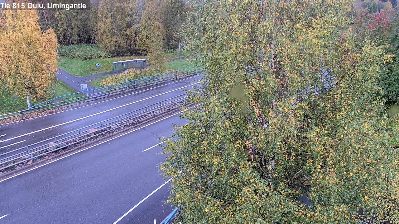 Weather Camera Image Väg 815 Oleåborg, Limingantie, Oulu, Pohjois-Pohjanmaa