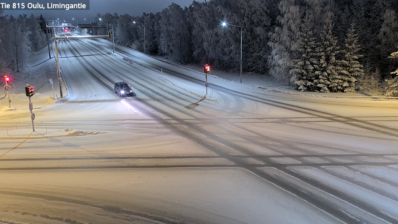 Weather Camera Image Väg 815 Oleåborg, Limingantie, Oulu, Pohjois-Pohjanmaa