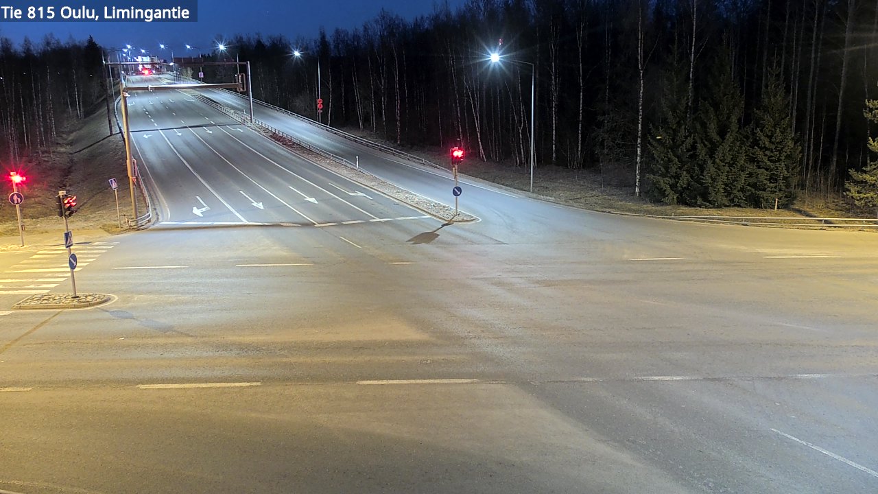 Weather Camera Image Road 815 Oulu, Limingantie, Oulu, Pohjois-Pohjanmaa