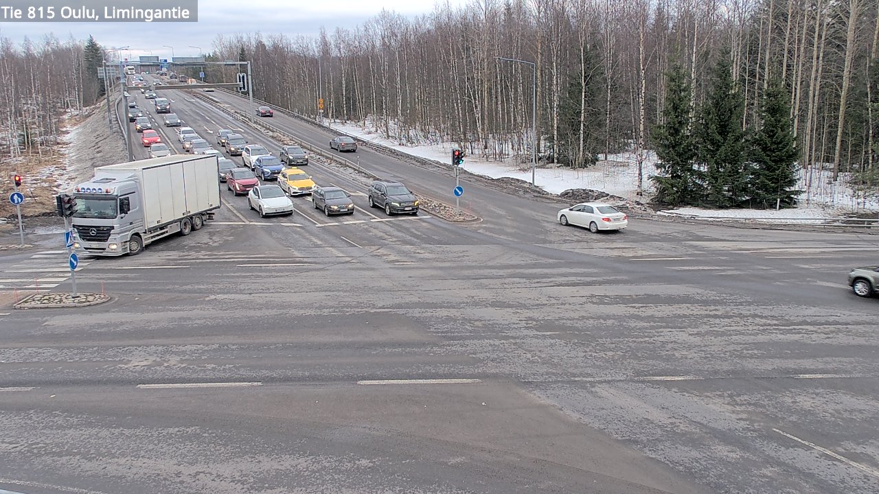 Weather Camera Image Väg 815 Oleåborg, Limingantie, Oulu, Pohjois-Pohjanmaa