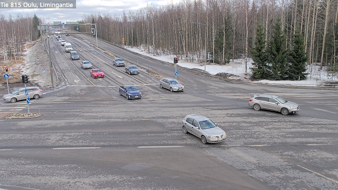 Weather Camera Image Väg 815 Oleåborg, Limingantie, Oulu, Pohjois-Pohjanmaa