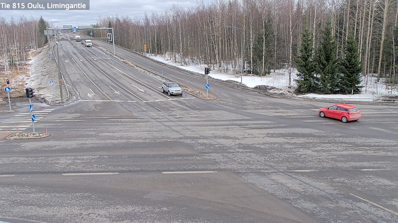Weather Camera Image Väg 815 Oleåborg, Limingantie, Oulu, Pohjois-Pohjanmaa