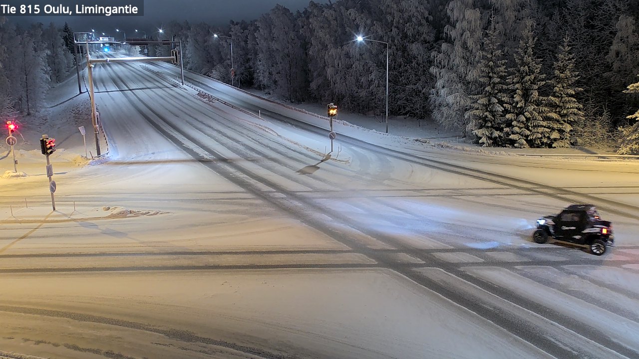 Weather Camera Image Väg 815 Oleåborg, Limingantie, Oulu, Pohjois-Pohjanmaa