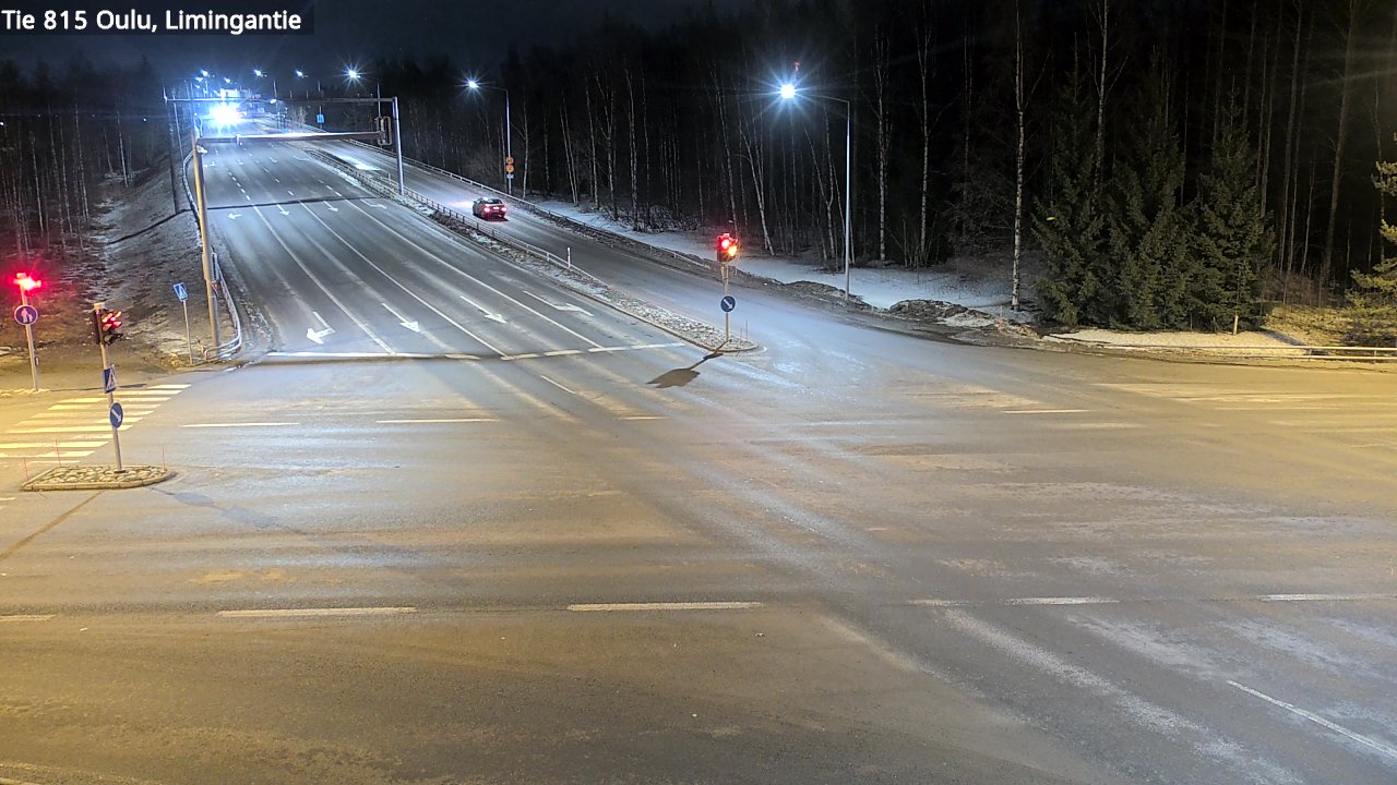 Weather Camera Image Väg 815 Oleåborg, Limingantie, Oulu, Pohjois-Pohjanmaa