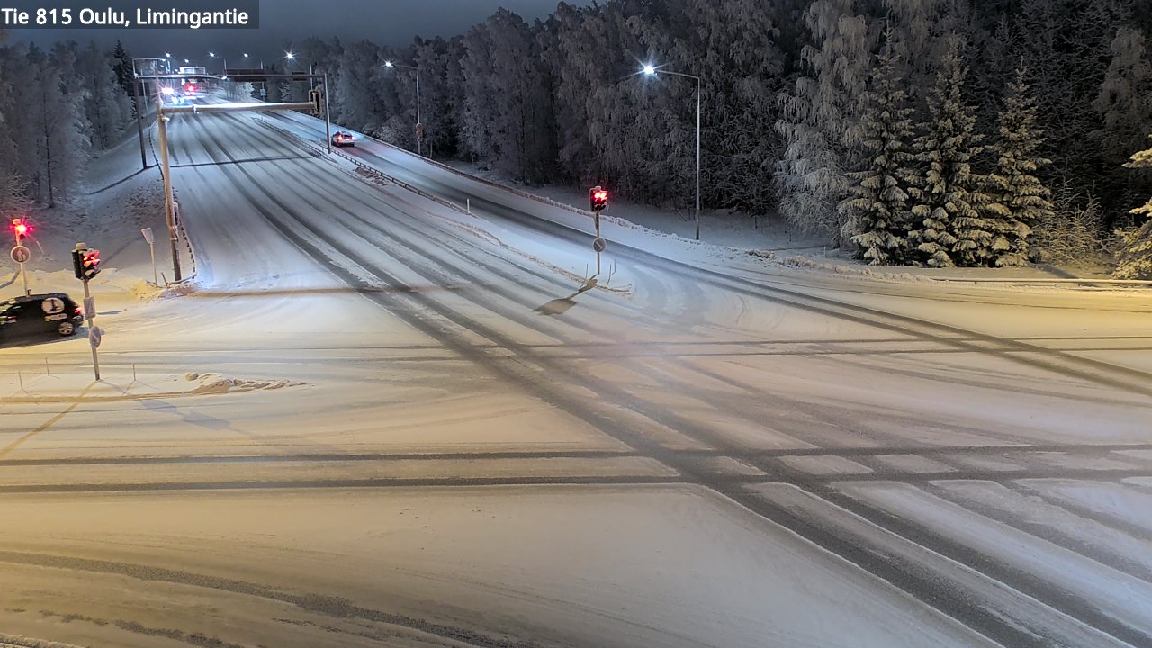 Weather Camera Image Väg 815 Oleåborg, Limingantie, Oulu, Pohjois-Pohjanmaa