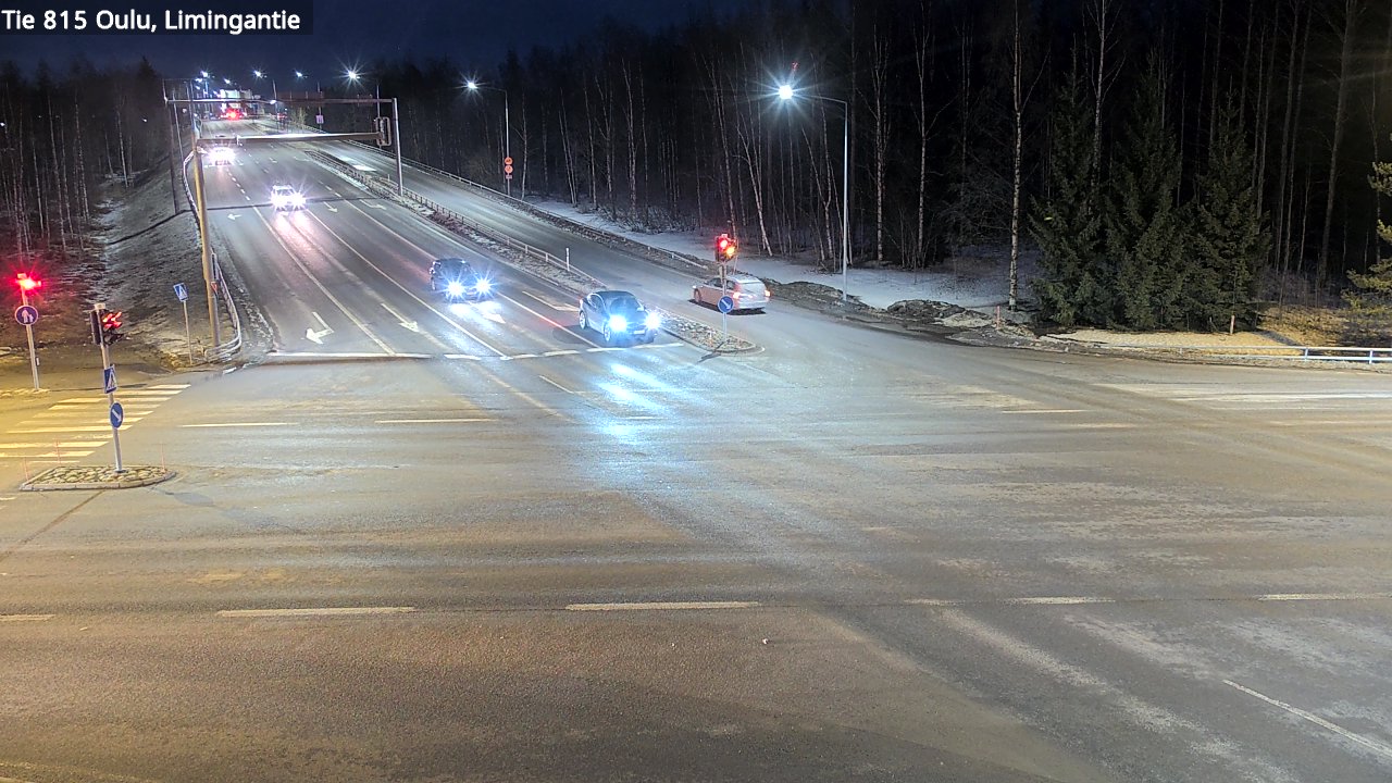 Weather Camera Image Väg 815 Oleåborg, Limingantie, Oulu, Pohjois-Pohjanmaa