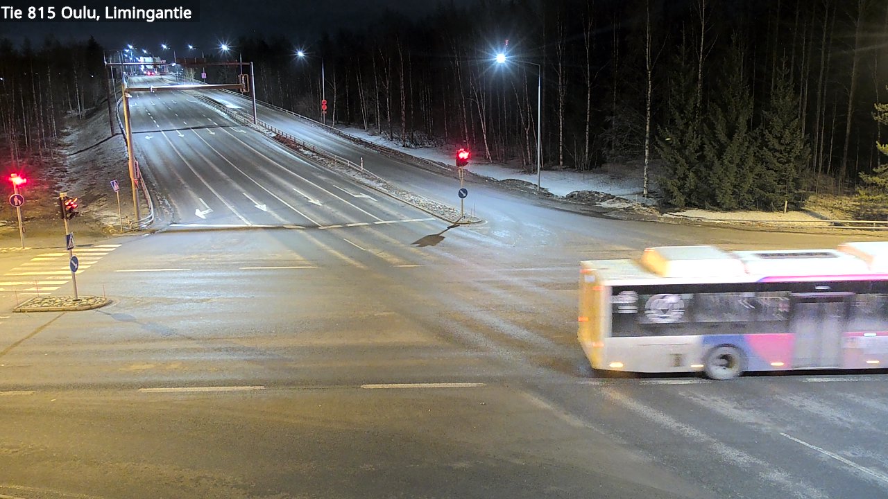 Weather Camera Image Väg 815 Oleåborg, Limingantie, Oulu, Pohjois-Pohjanmaa