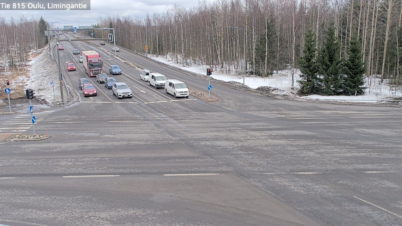 Weather Camera Image Väg 815 Oleåborg, Limingantie, Oulu, Pohjois-Pohjanmaa