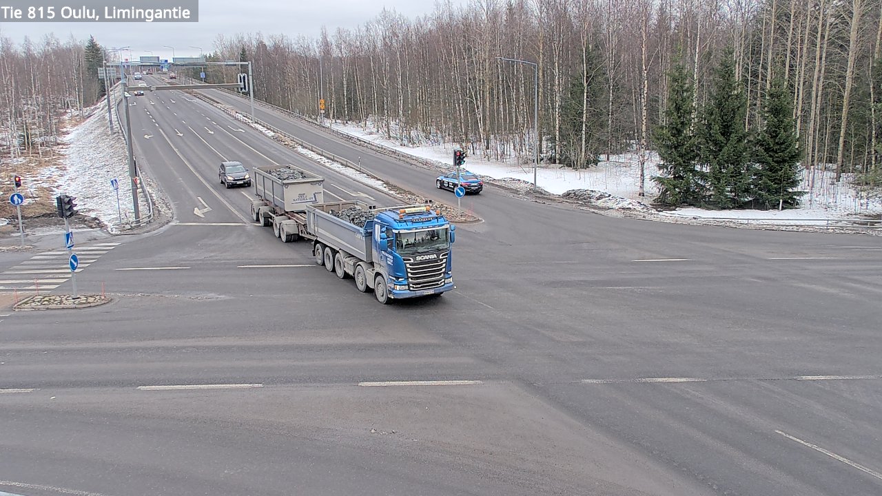 Weather Camera Image Road 815 Oulu, Limingantie, Oulu, Pohjois-Pohjanmaa
