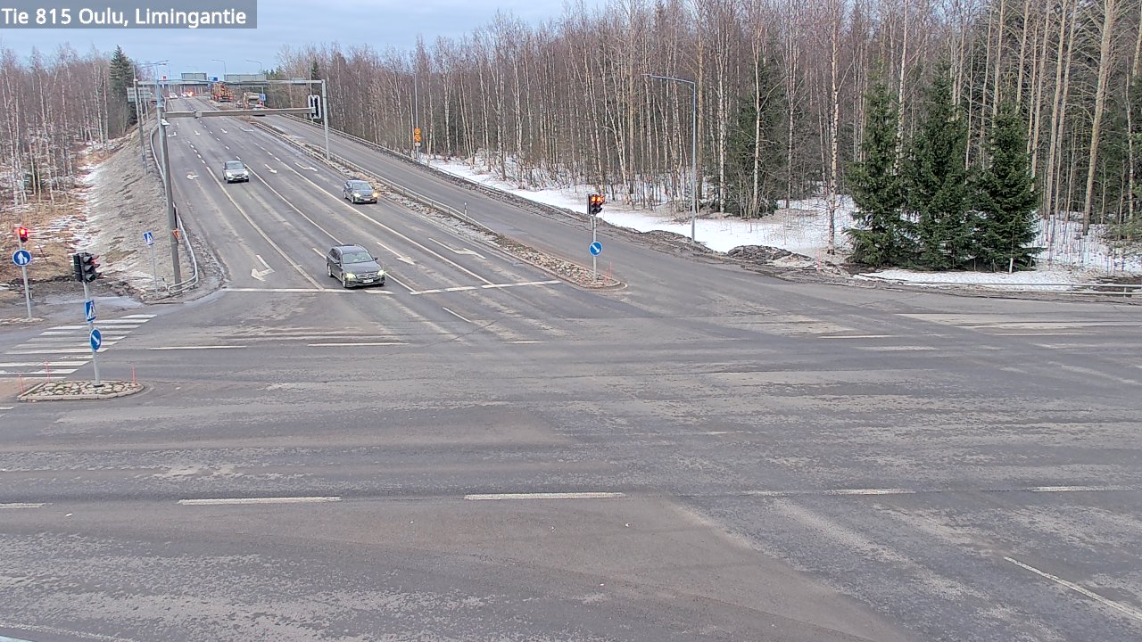 Weather Camera Image Väg 815 Oleåborg, Limingantie, Oulu, Pohjois-Pohjanmaa