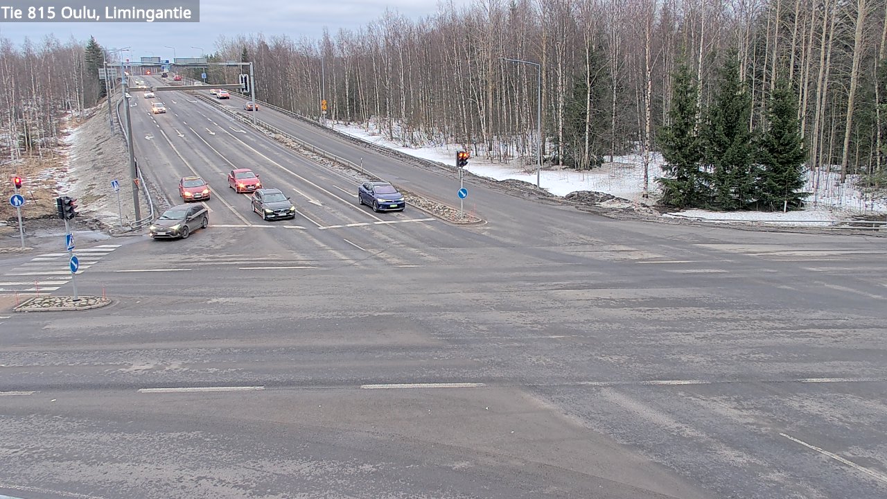 Weather Camera Image Väg 815 Oleåborg, Limingantie, Oulu, Pohjois-Pohjanmaa