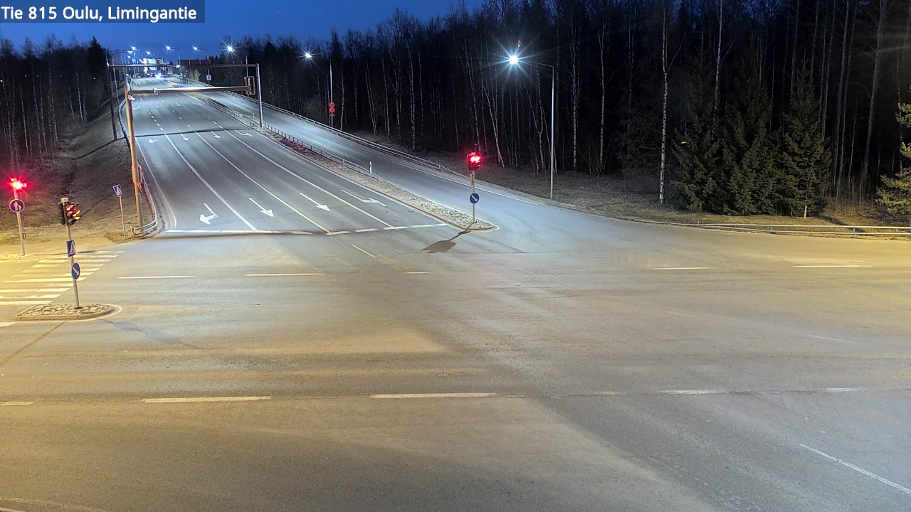 Weather Camera Image Road 815 Oulu, Limingantie, Oulu, Pohjois-Pohjanmaa