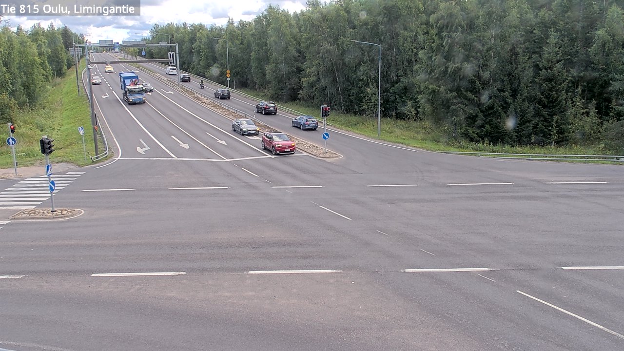 Weather Camera Image Väg 815 Oleåborg, Limingantie, Oulu, Pohjois-Pohjanmaa