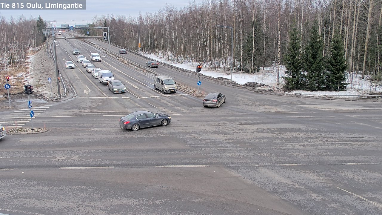 Weather Camera Image Väg 815 Oleåborg, Limingantie, Oulu, Pohjois-Pohjanmaa