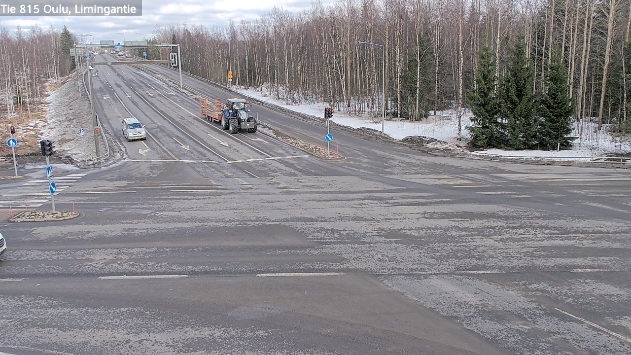 Weather Camera Image Väg 815 Oleåborg, Limingantie, Oulu, Pohjois-Pohjanmaa