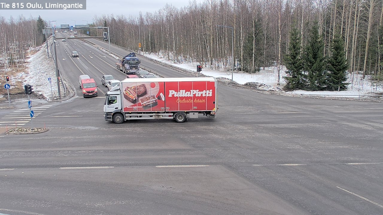 Weather Camera Image Road 815 Oulu, Limingantie, Oulu, Pohjois-Pohjanmaa