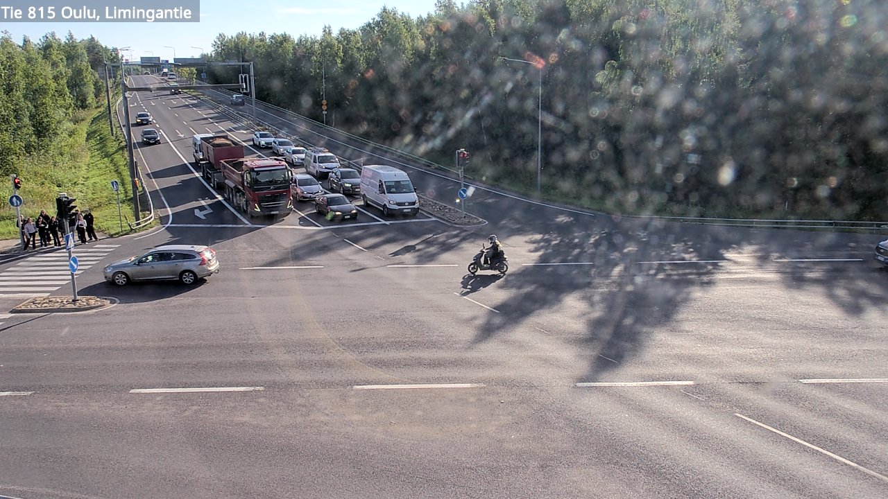 Weather Camera Image Väg 815 Oleåborg, Limingantie, Oulu, Pohjois-Pohjanmaa