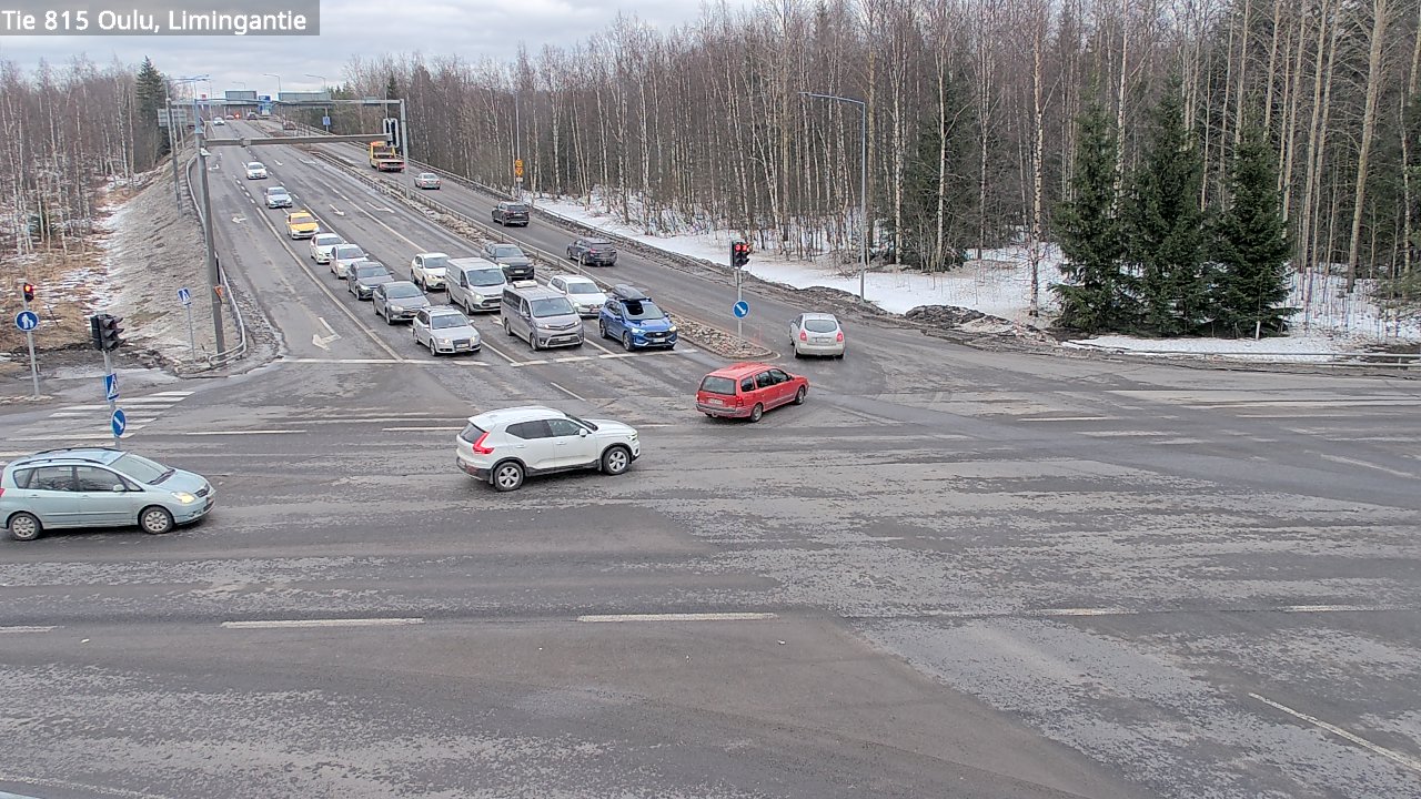 Weather Camera Image Väg 815 Oleåborg, Limingantie, Oulu, Pohjois-Pohjanmaa