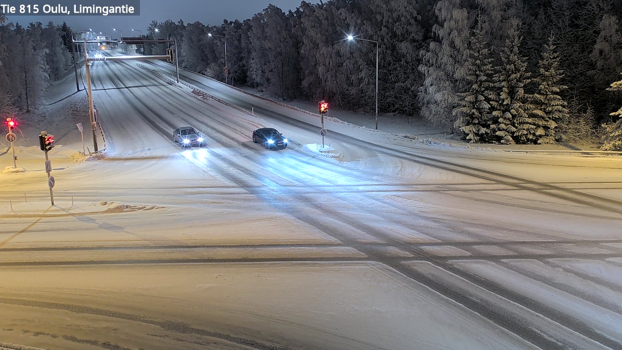 Weather Camera Image Väg 815 Oleåborg, Limingantie, Oulu, Pohjois-Pohjanmaa