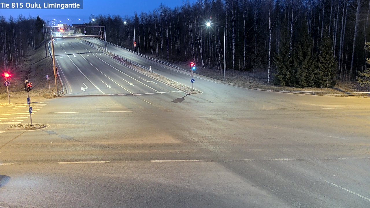 Weather Camera Image Road 815 Oulu, Limingantie, Oulu, Pohjois-Pohjanmaa