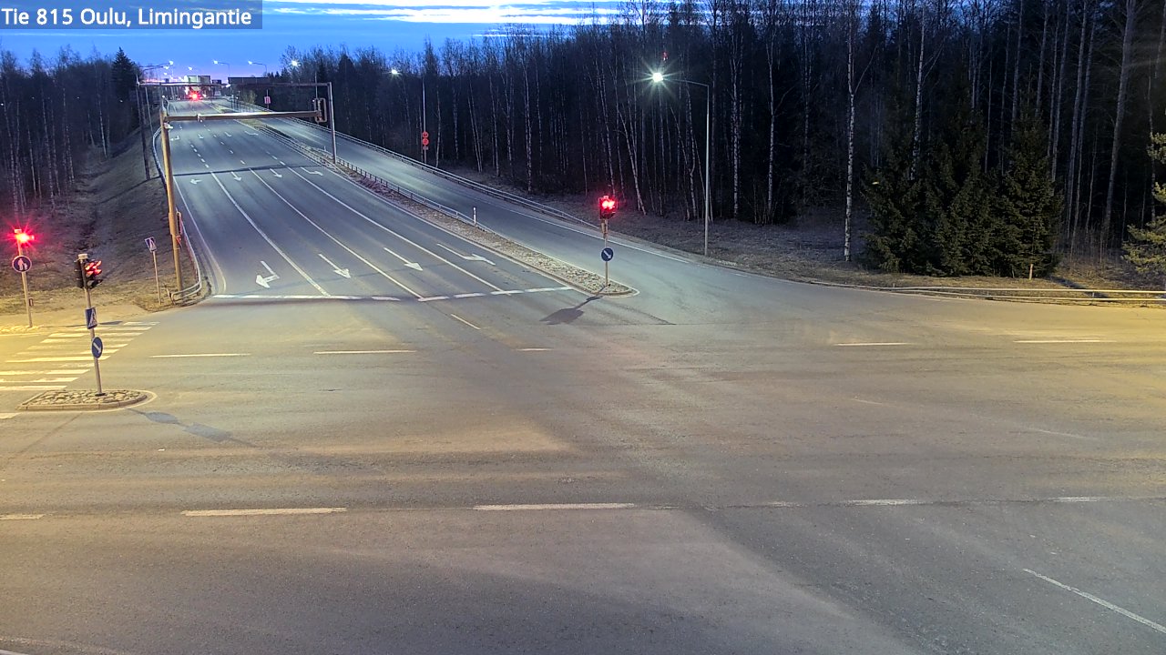 Weather Camera Image Road 815 Oulu, Limingantie, Oulu, Pohjois-Pohjanmaa