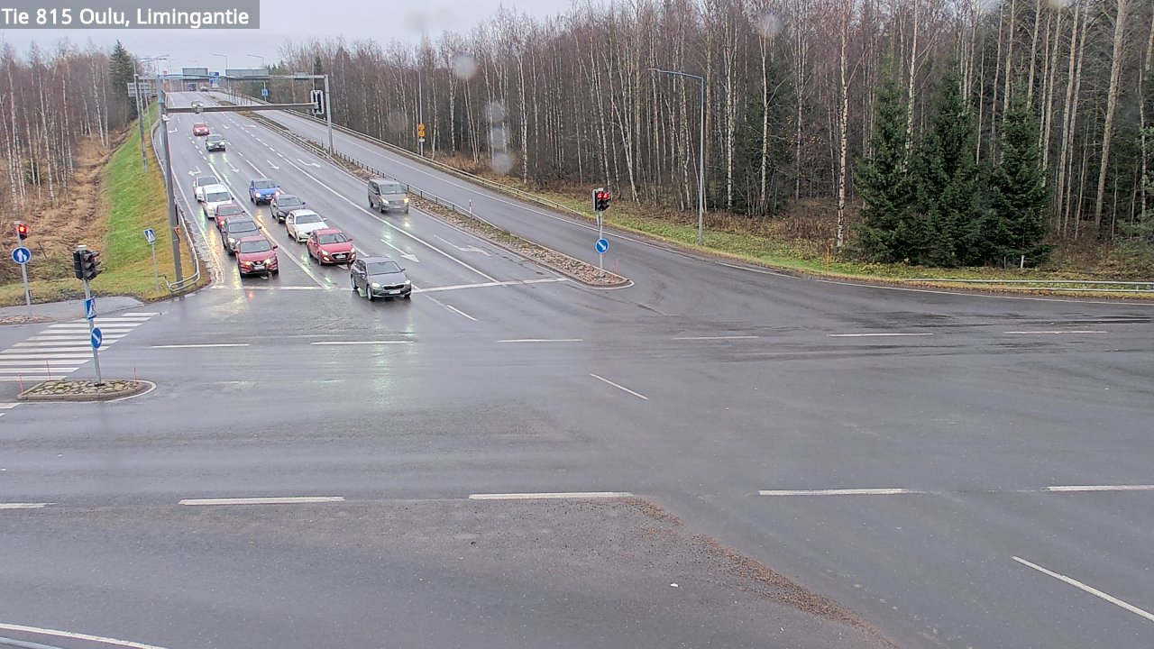 Weather Camera Image Väg 815 Oleåborg, Limingantie, Oulu, Pohjois-Pohjanmaa