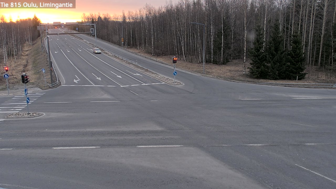 Weather Camera Image Väg 815 Oleåborg, Limingantie, Oulu, Pohjois-Pohjanmaa