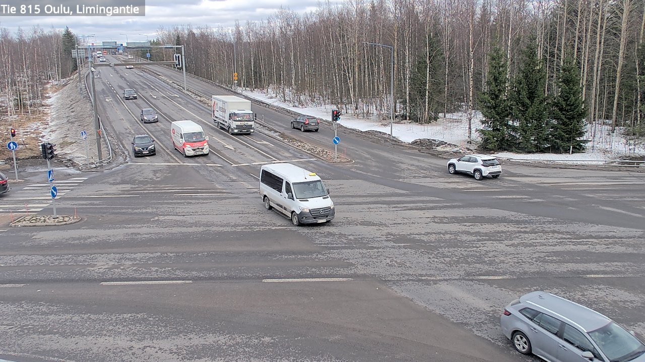 Weather Camera Image Väg 815 Oleåborg, Limingantie, Oulu, Pohjois-Pohjanmaa