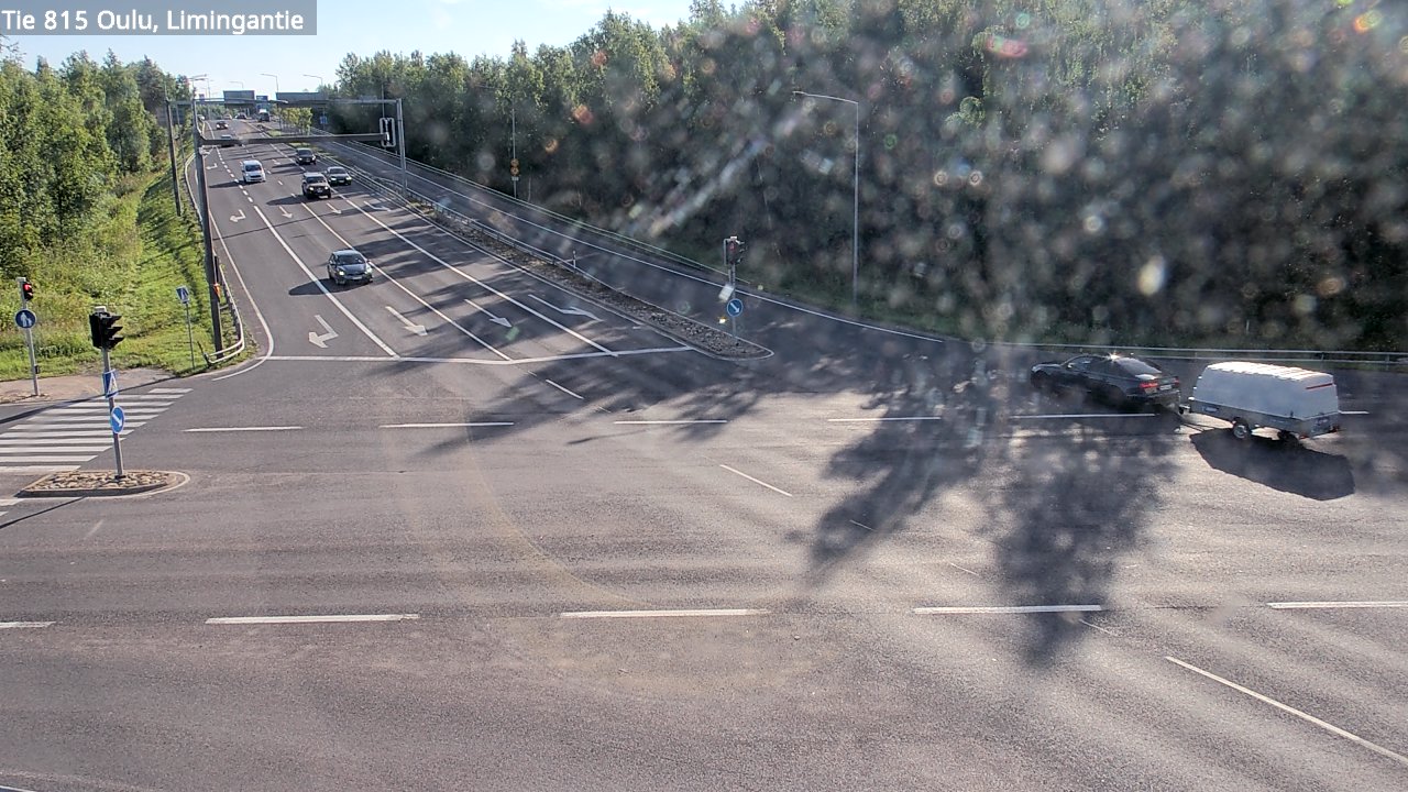 Weather Camera Image Väg 815 Oleåborg, Limingantie, Oulu, Pohjois-Pohjanmaa