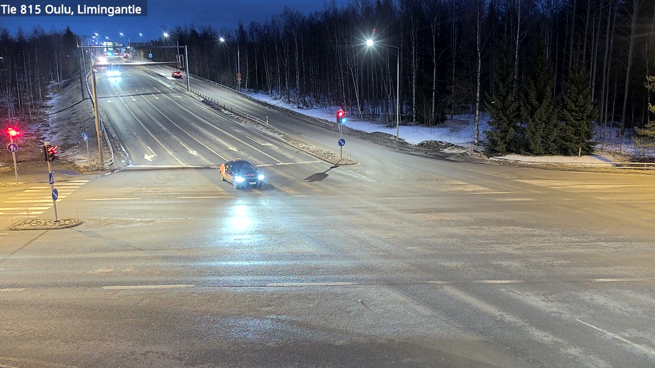 Weather Camera Image Väg 815 Oleåborg, Limingantie, Oulu, Pohjois-Pohjanmaa