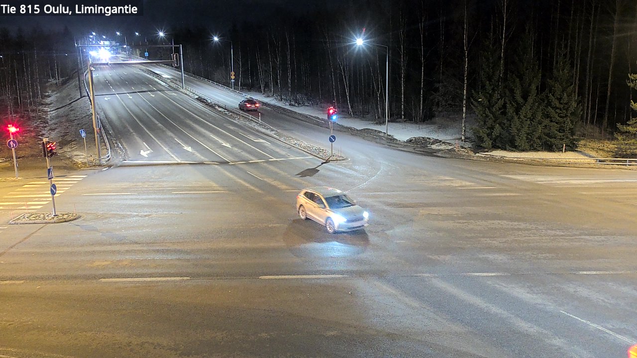 Weather Camera Image Väg 815 Oleåborg, Limingantie, Oulu, Pohjois-Pohjanmaa