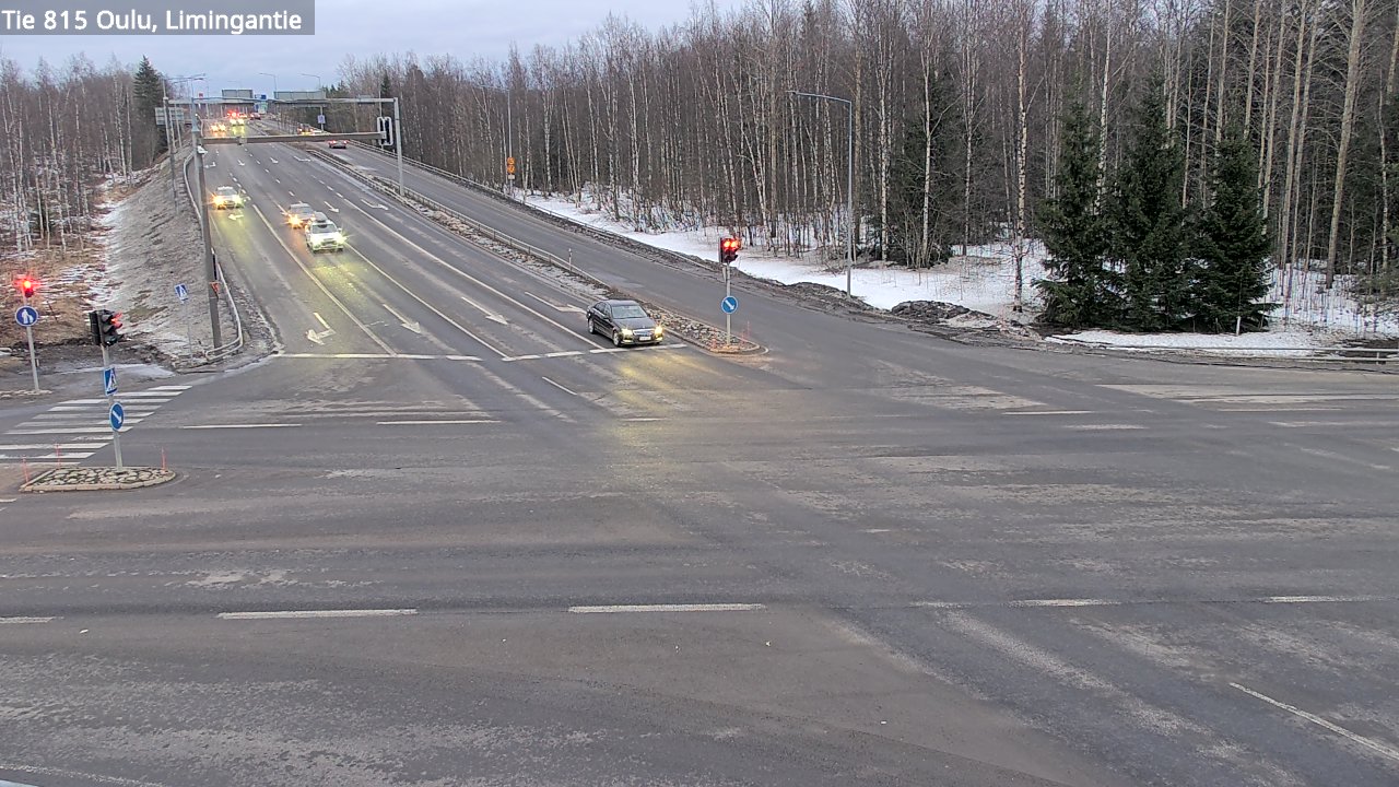 Weather Camera Image Väg 815 Oleåborg, Limingantie, Oulu, Pohjois-Pohjanmaa
