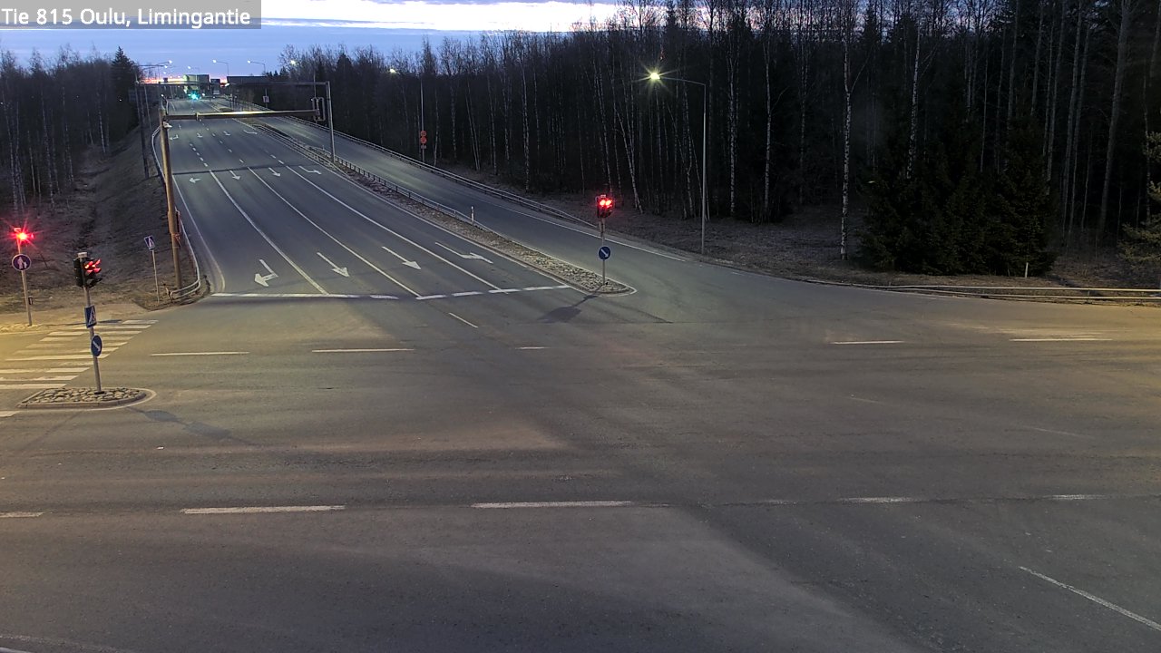 Weather Camera Image Road 815 Oulu, Limingantie, Oulu, Pohjois-Pohjanmaa