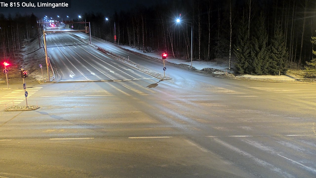 Weather Camera Image Väg 815 Oleåborg, Limingantie, Oulu, Pohjois-Pohjanmaa