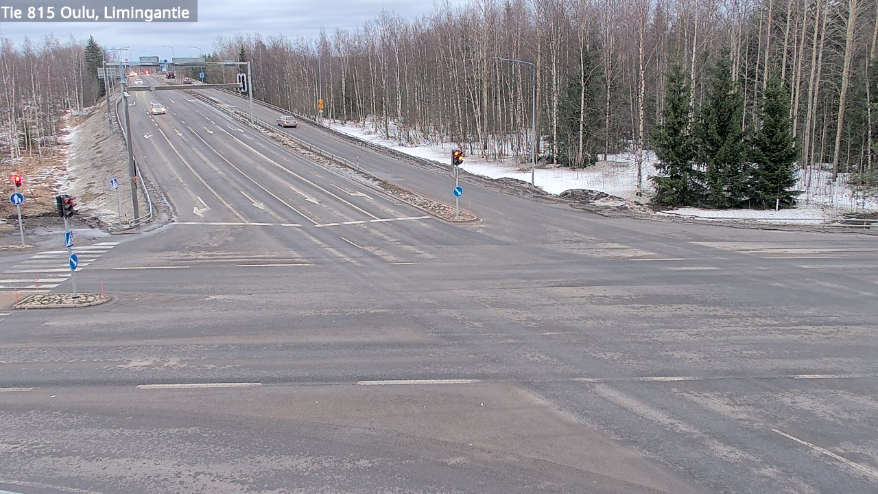 Weather Camera Image Väg 815 Oleåborg, Limingantie, Oulu, Pohjois-Pohjanmaa